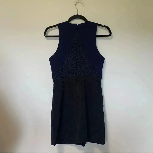 NWT Adelyn Rae lace navy black romper - Picture 6 of 6